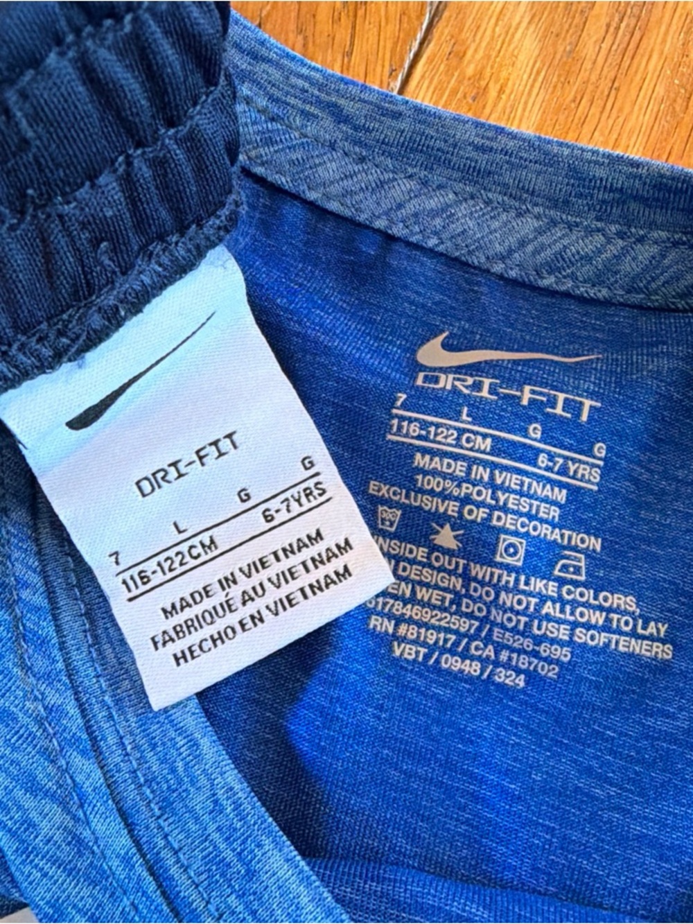 9 Piece Nike Adidas Old Navy Athletic Sportswear Shorts Logo Shirts Boys Sz 6-7 - Picture 5 of 11